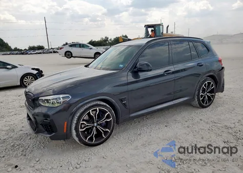 2021 BMW X3 M Competition z USA, uszkodzony, nr VIN 5YMTS0C08M9F87661